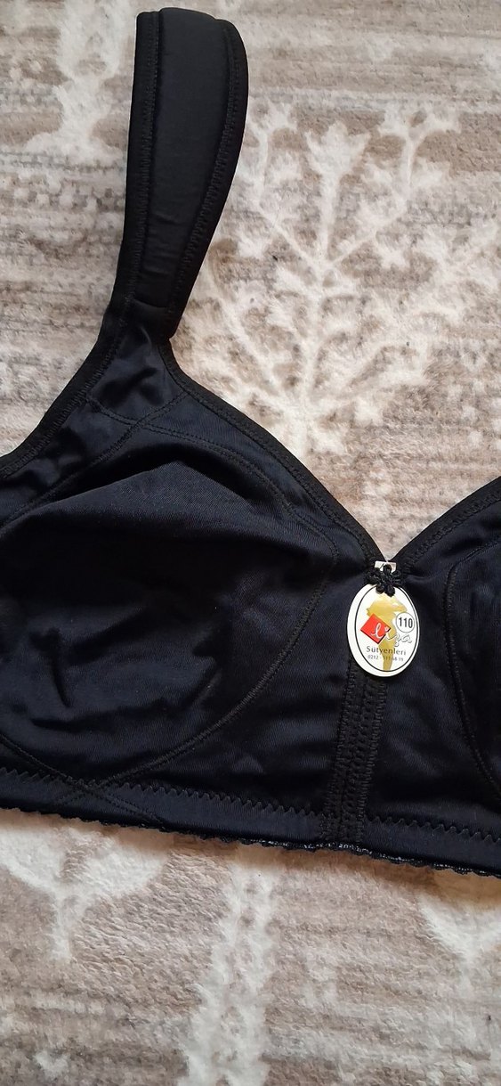 Siyah Midi Street Wear Spor Sütyeni - Görsel 3