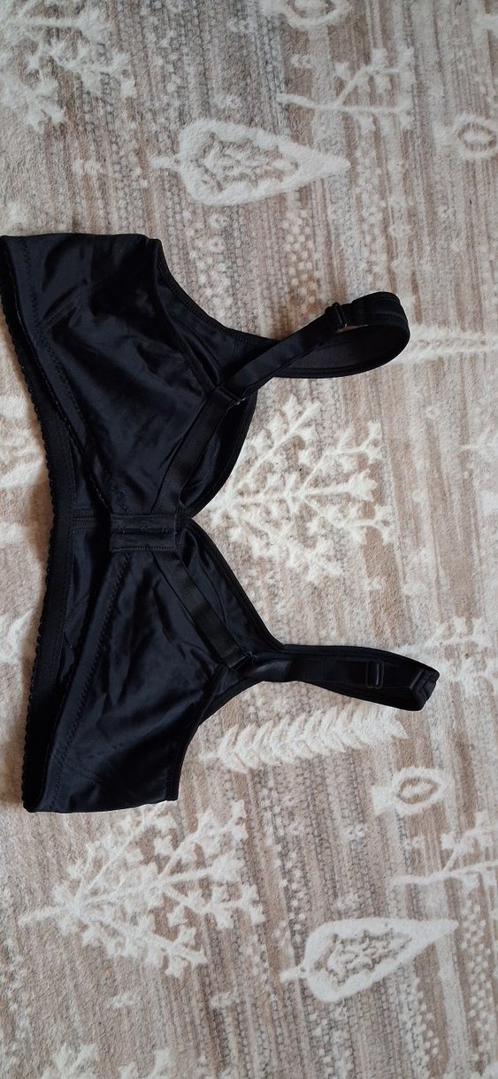 Siyah Midi Street Wear Spor Sütyeni - Görsel 4