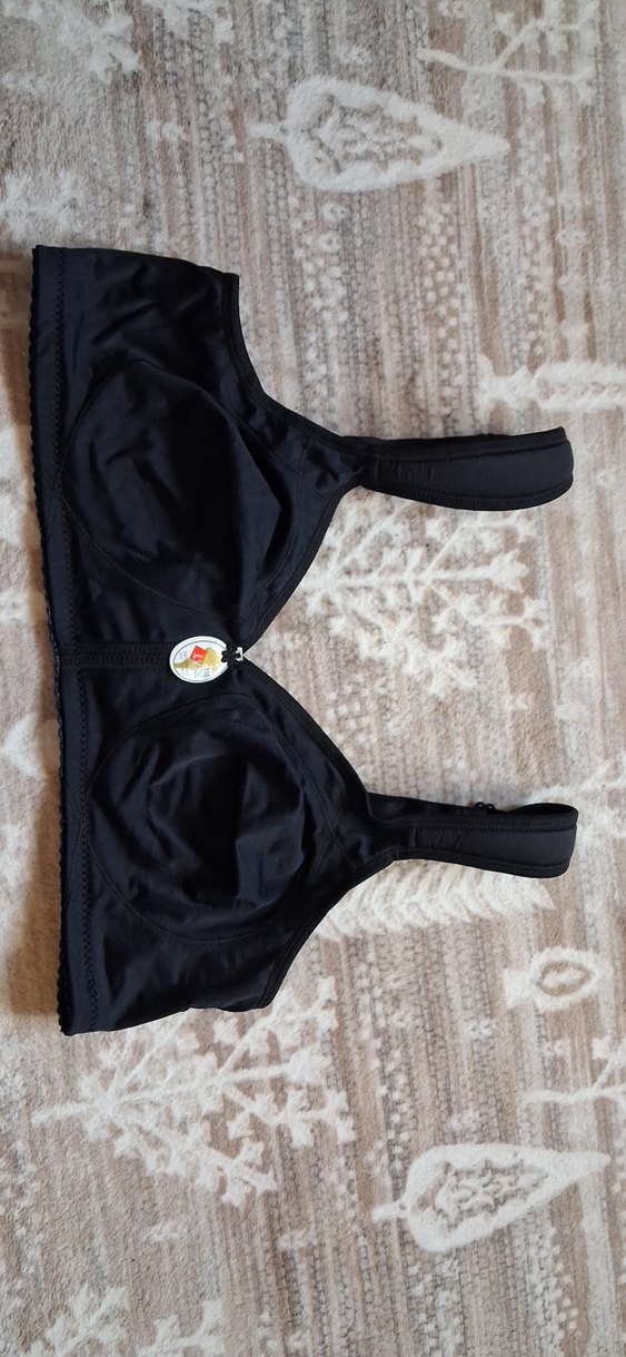 Siyah Midi Street Wear Spor Sütyeni - Görsel 2