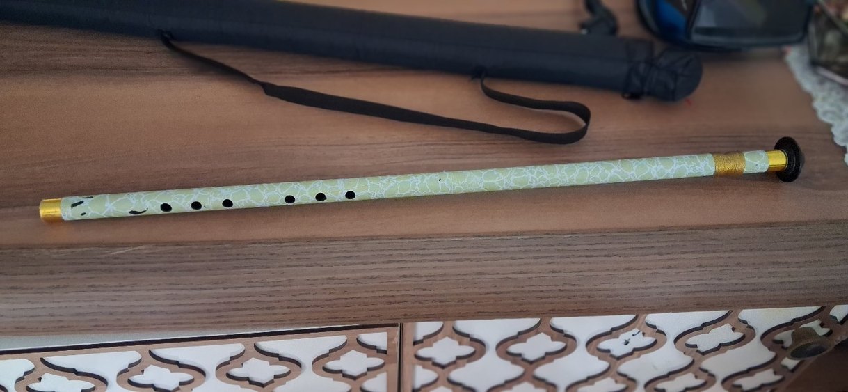 Bej Yılan Desenli NEY - Görsel 2