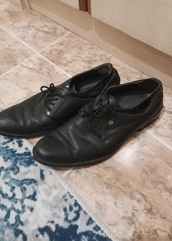 Deri Siyah Erkek Klasik Ayakkabı - Görsel 6