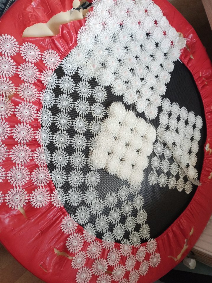 El İşi Beyaz Dantel Masa Örtüsü - Görsel 5