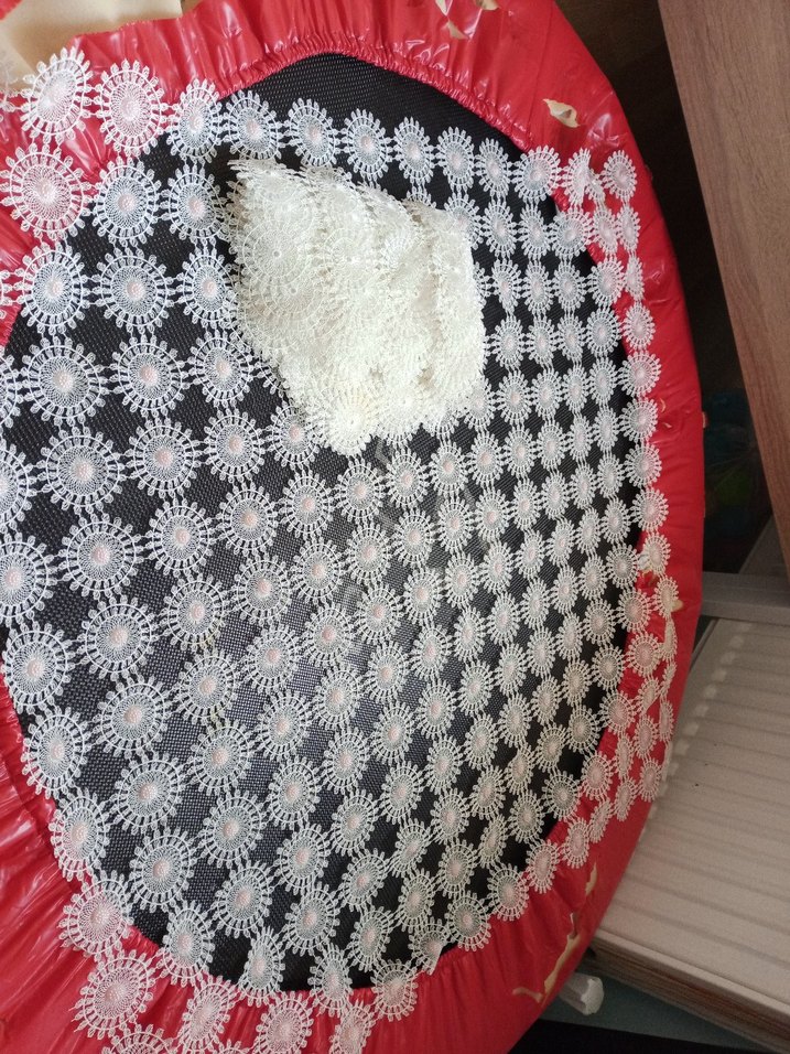 El İşi Beyaz Dantel Masa Örtüsü - Görsel 2