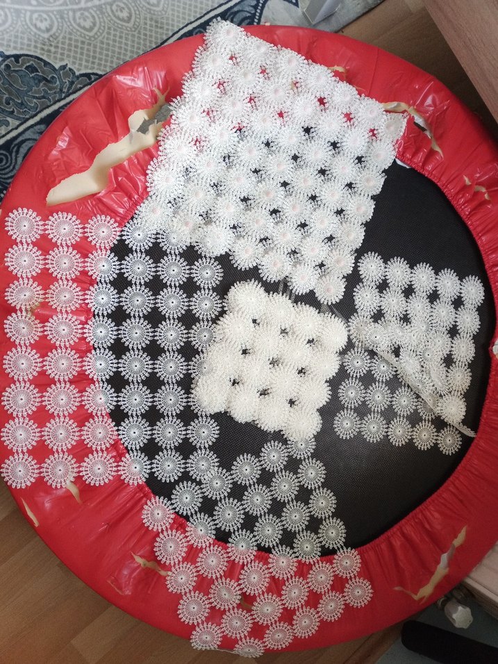 El İşi Beyaz Dantel Masa Örtüsü - Görsel 4