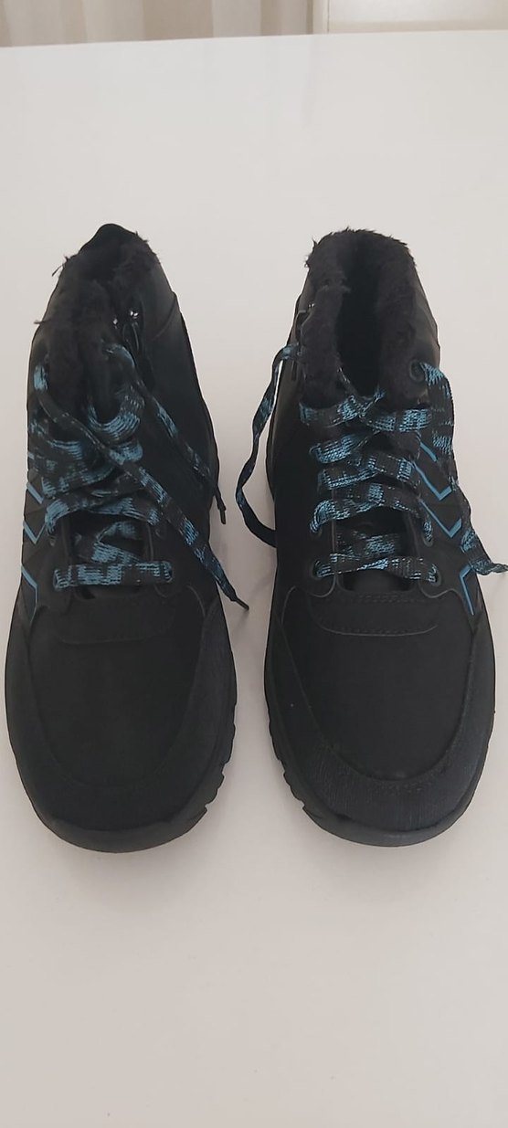 Mavi Erkek Spor Ayakkabı Velcro Bağcıklı - Görsel 3