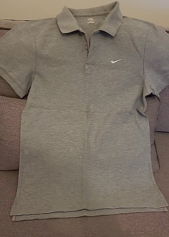 Gri Kısa Kollu Polo Yaka Erkek Tişört - Görsel 4