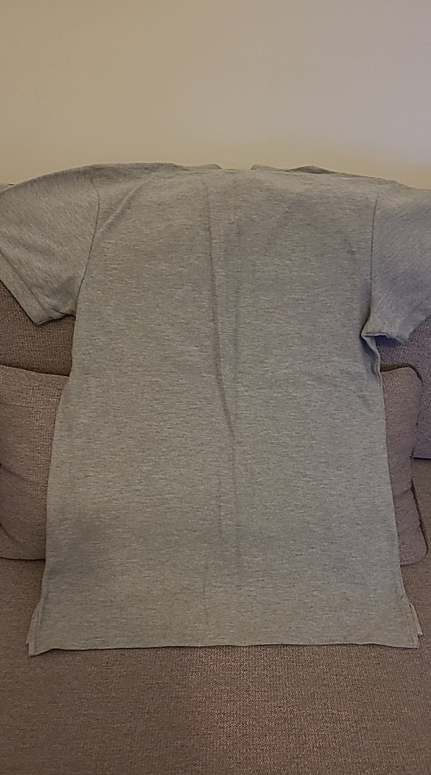 Gri Kısa Kollu Polo Yaka Erkek Tişört - Görsel 3