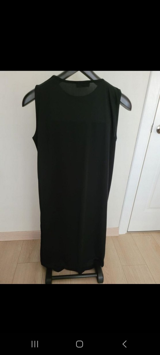 Siyah Kolsuz Uzun Elbise - Görsel 2