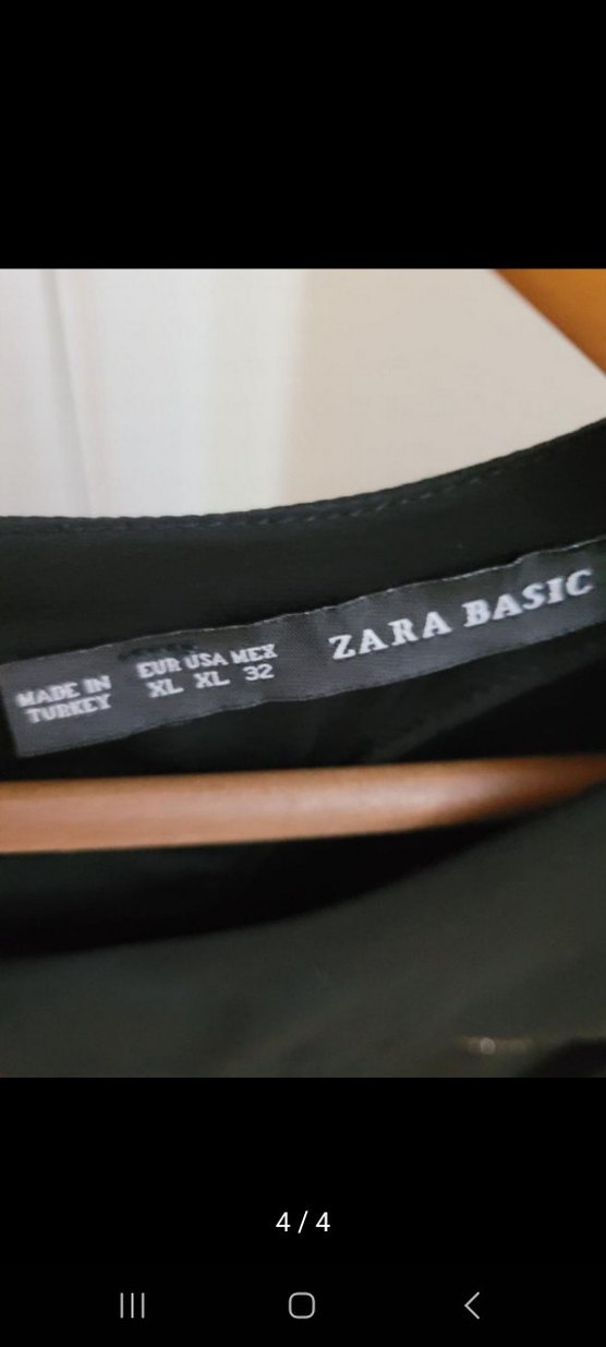 Kadın Siyah Uzun Kollu Salaş Bluz - Görsel 4