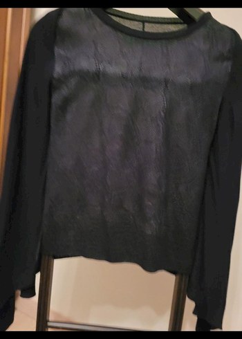 Uzun Kollu Siyah Midi Kadın Hırka - Görsel 5