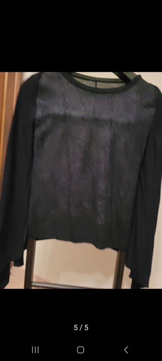 Uzun Kollu Siyah Midi Kadın Hırka - Görsel 5