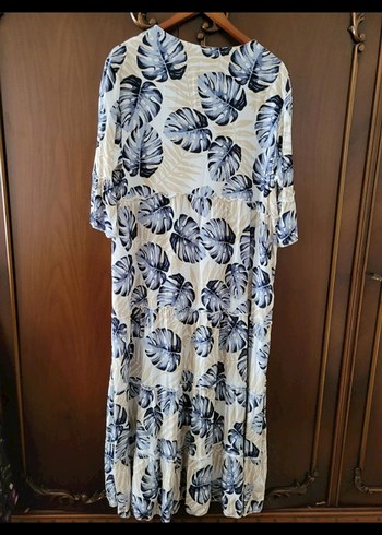 Bohem Püsküllü V Yaka Uzun Elbise - Görsel 3