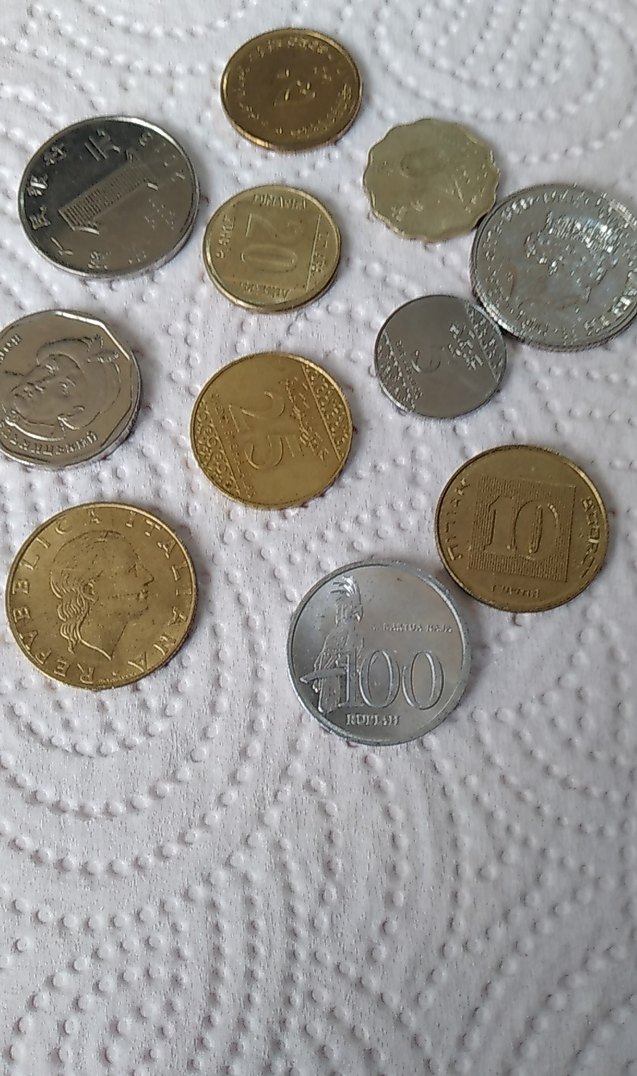 11 adet çil Metal Paralar Seti - Görsel 2