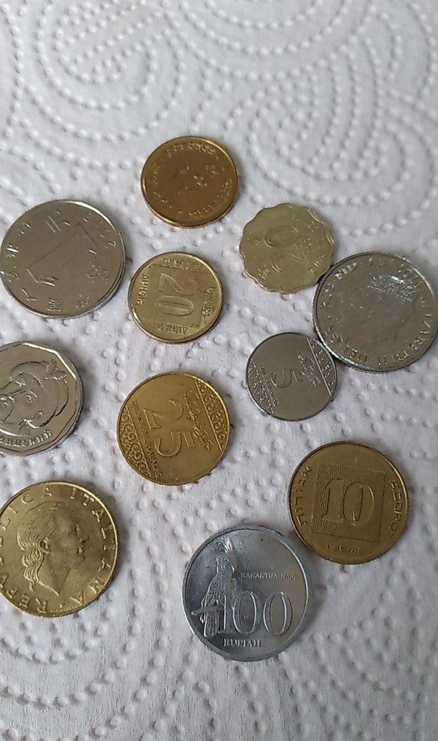 11 adet çil Metal Paralar Seti - Görsel 3