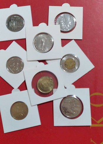 Farklı Ülkelerden Madeni Para Koleksiyonu çil çilaltı - Görsel 4