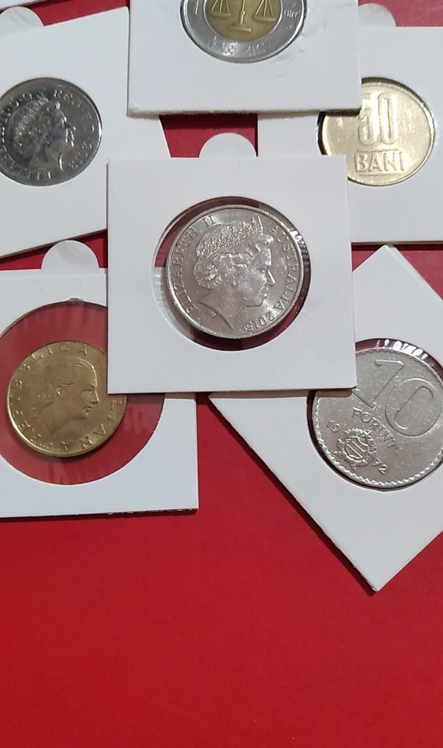 Farklı Ülkelerden Madeni Para Koleksiyonu çil çilaltı - Görsel 2