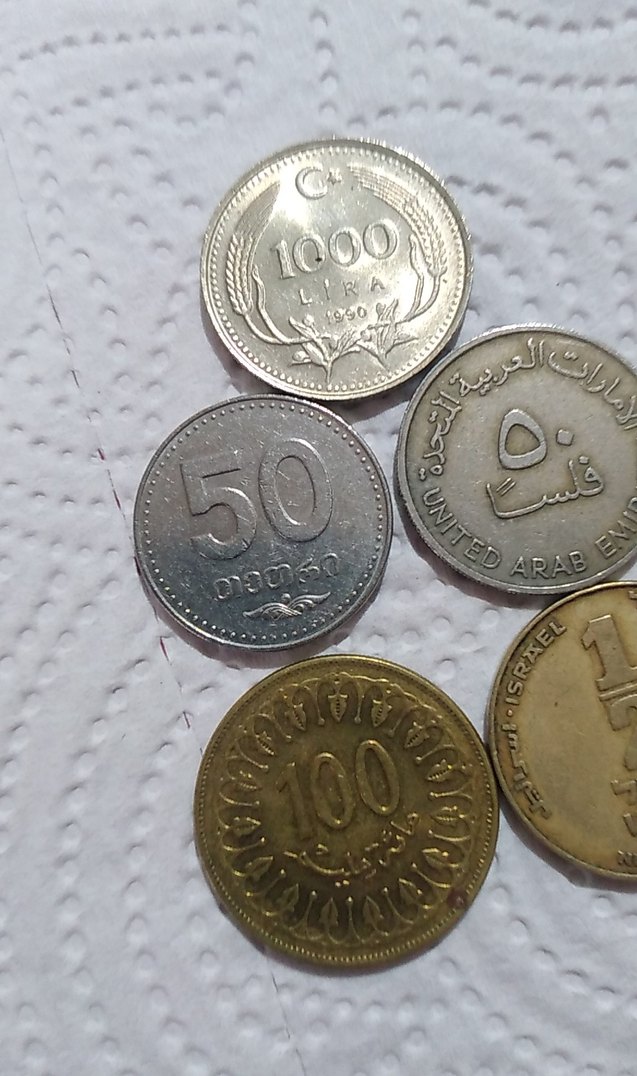 Vintage Altın ve Gri Renkli Madeni Paralar Seti - Görsel 2