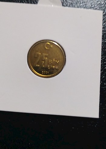 Altın Renkli 25 Bin Lira çil - Görsel 4