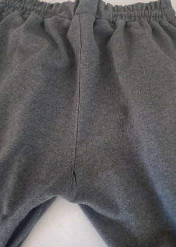 Gri Fermuarlı Rahat Kesim Erkek Eşofman Altı - Görsel 7