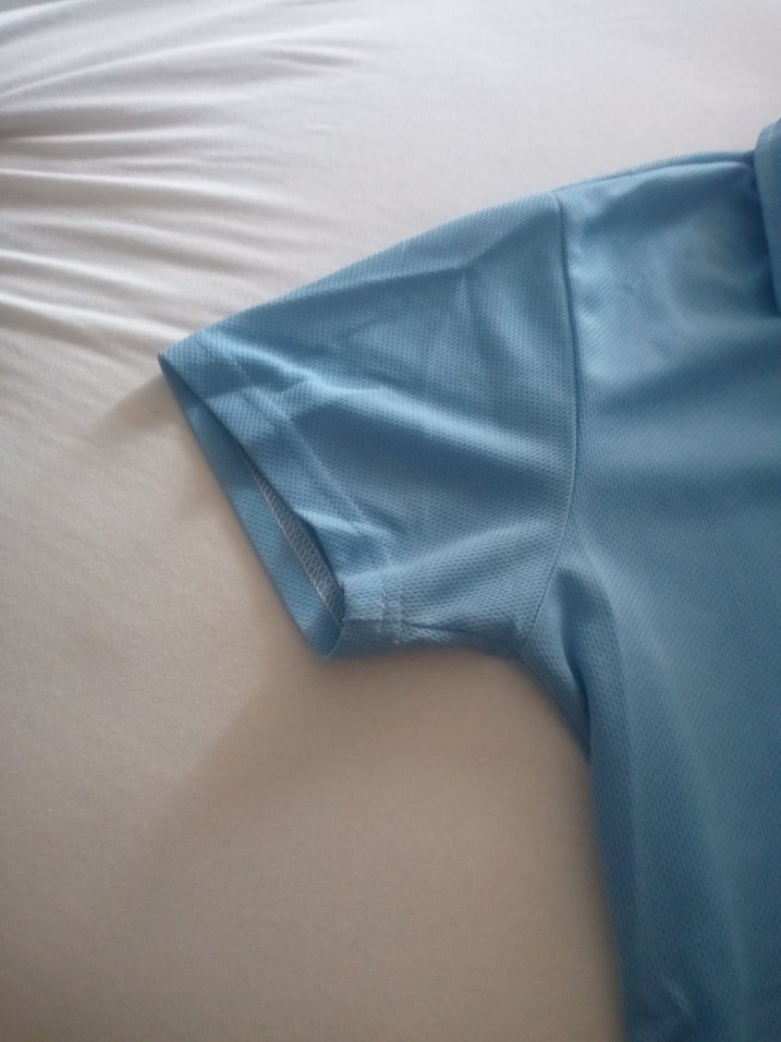 Mavi Düğmeli Polo Yaka Erkek Tişört - Görsel 3