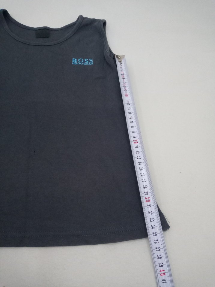 Kız Çocuk Gri Basic Kolsuz Tişört - Görsel 4