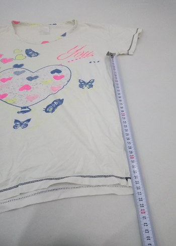 Kız Çocuk Baskılı Beyaz eşofman takımı - Görsel 3