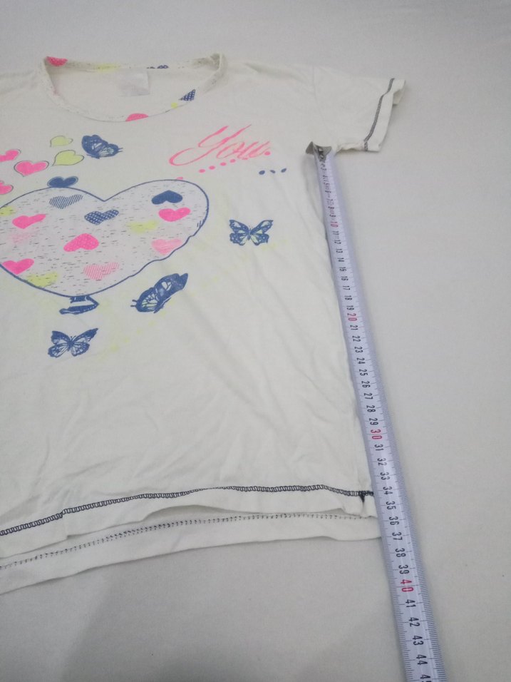 Kız Çocuk Baskılı Beyaz eşofman takımı - Görsel 3