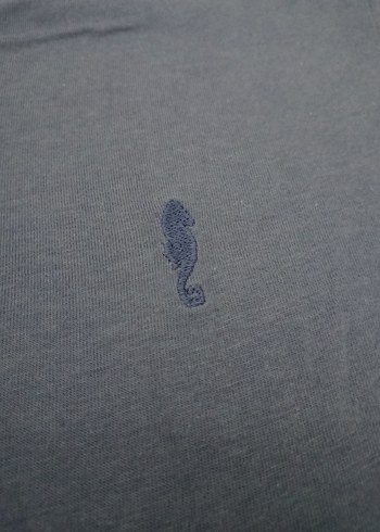 Mavi V Yaka Erkek Polo Tişört - Görsel 5