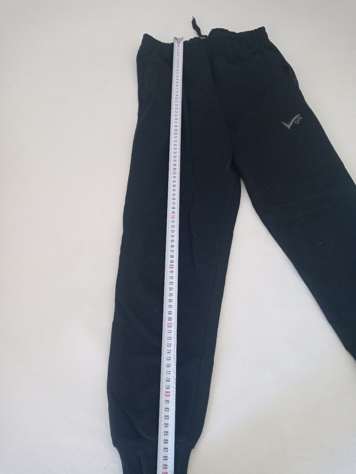 Siyah Unisex Rahat Kesim Eşofman Altı - Görsel 2