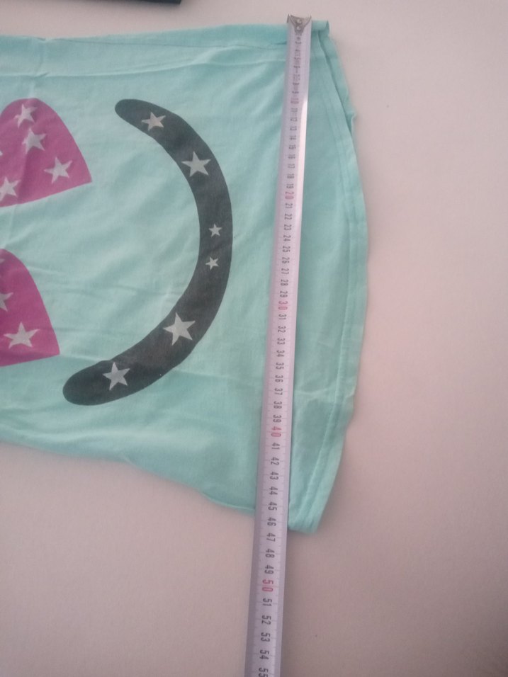 Renkli Baskılı Kız Çocuk Tişörtü - Görsel 3