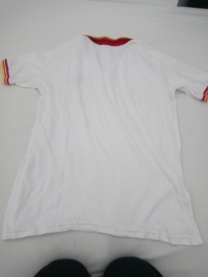 Beyaz Erkek Kısa Kollu Polo Yaka Tişört - Görsel 2