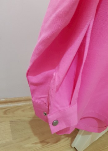 m Beden pembe Renk Pembe Düğmeli Kadın Gömlek