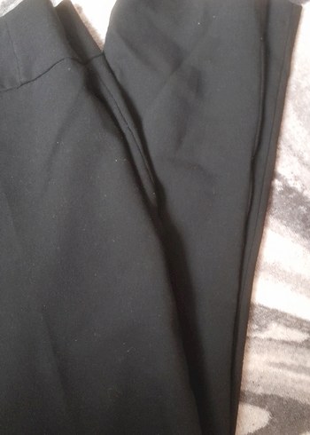 Diğer Siyah Midi Kumaş Kadın Pantolon