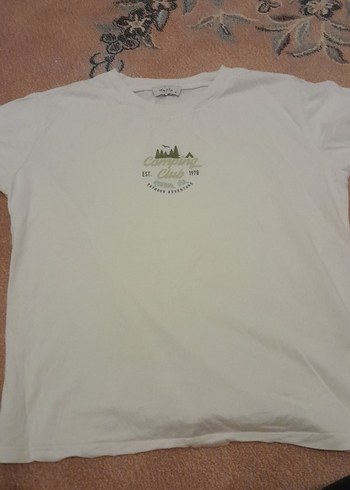 Beyaz Baskılı Kısa Kollu - Görsel 4