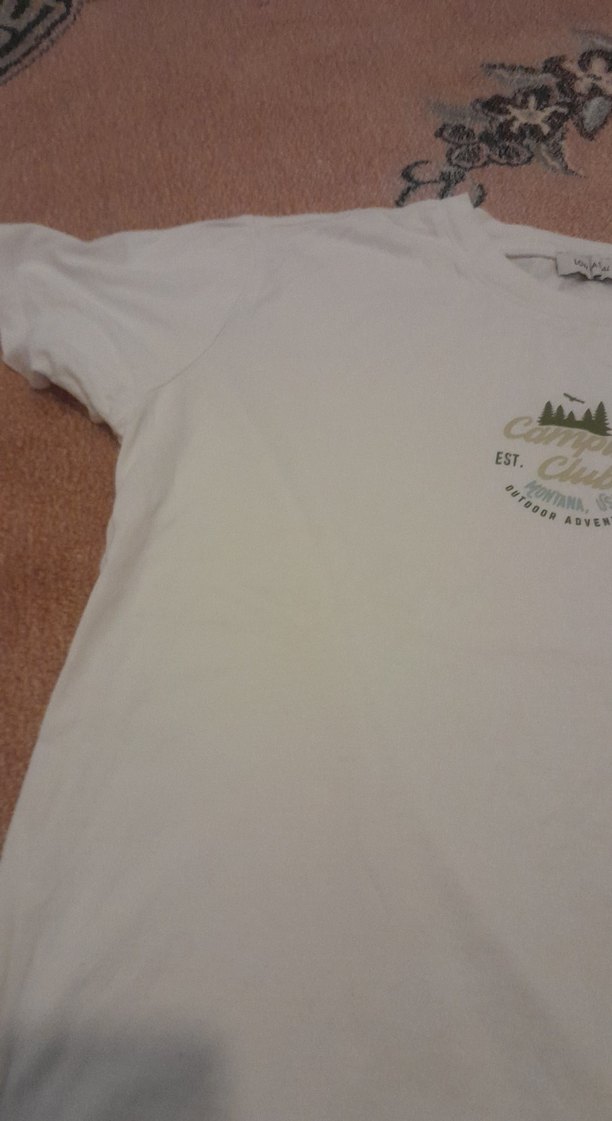 Beyaz Baskılı Kısa Kollu - Görsel 2