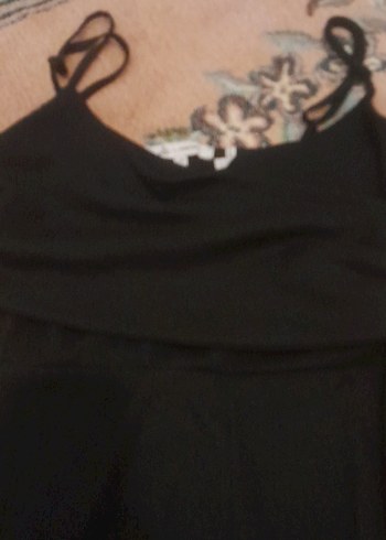 Siyah İnce Askılı Tulum - Görsel 3