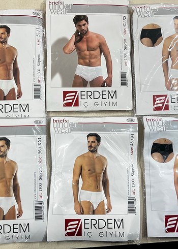 Erdem Yüzde Yüz Pamuk Erkek Slip
