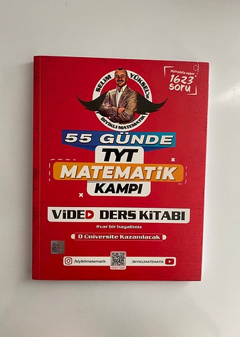 Bıyıklı Matematik 55 Günde TYT Matematik Kampı Video Ders Kitabı