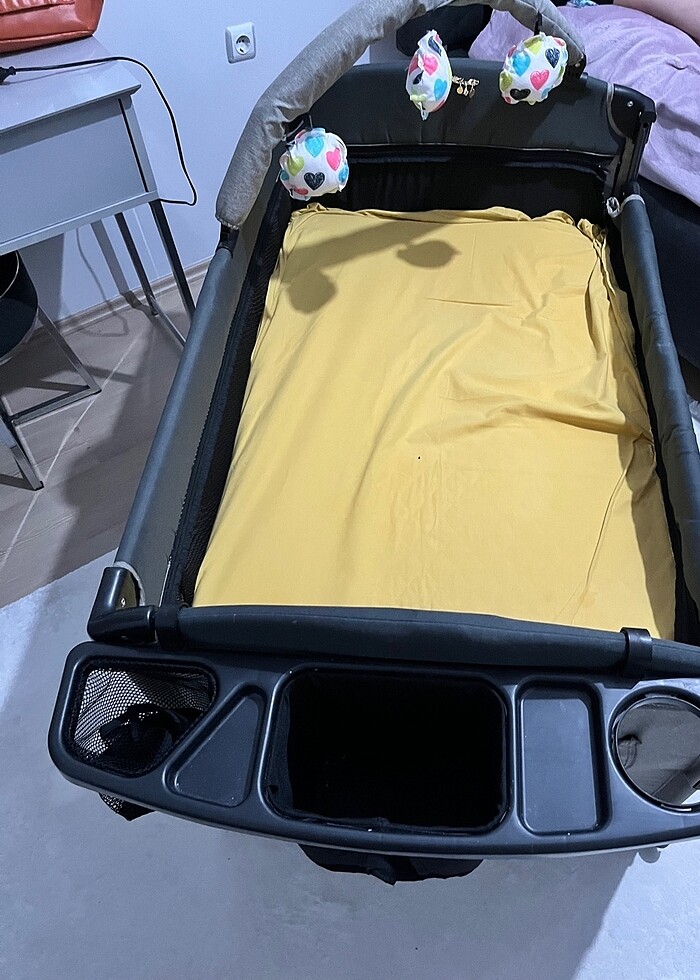 Katlanabilir taşınabilir bebek yatagı - Görsel 4