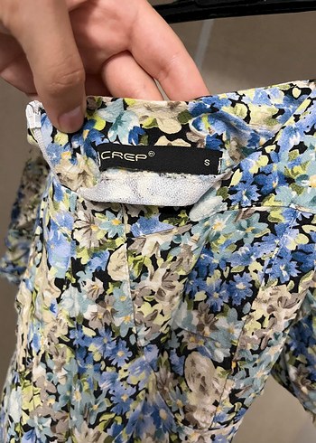 Çiçek Desenli Uzun Bohem Elbise - Görsel 4