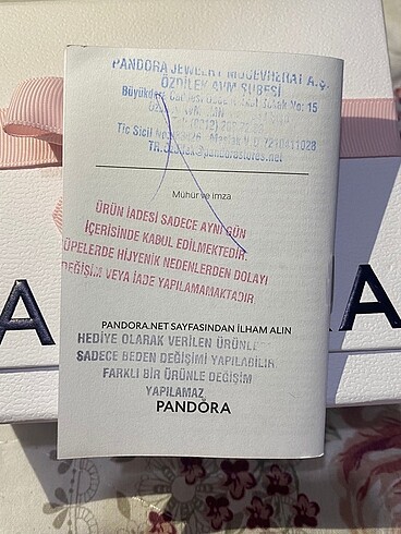  Beden Pandora Kalpli Yüzük