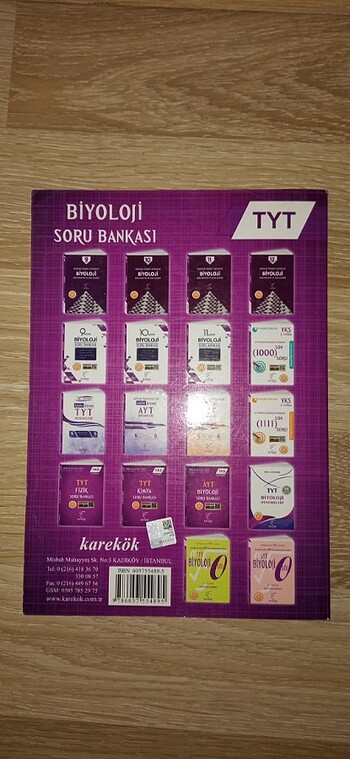  Beden Renk TYT BİYOLOJİ SORU BANKASI ( 9 VE 10. SINIF )