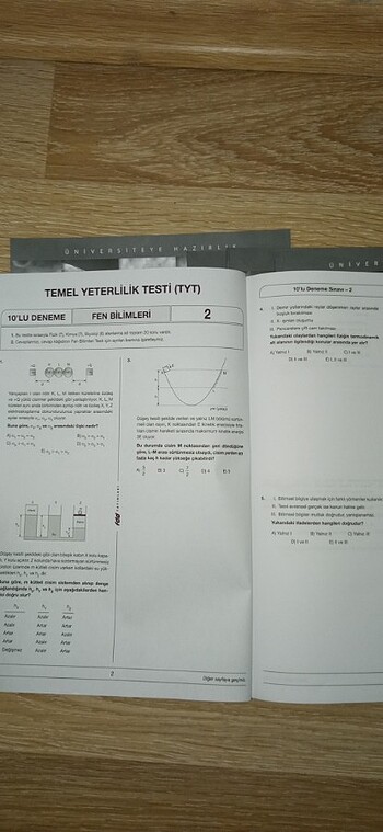  Beden YKS TYT FEN BİLİMLERİ DENEME ( 9 ADET )