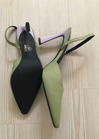 39 Beden yeşil Renk IPEKYOL Yeşil Stiletto Kadın Topuklu Ayakkabı