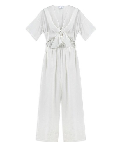 xs Beden Twist cut-out tulum