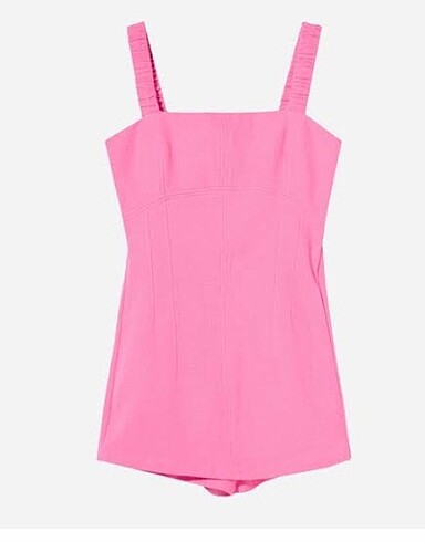 xs Beden pembe Renk Bershka tulum elbise