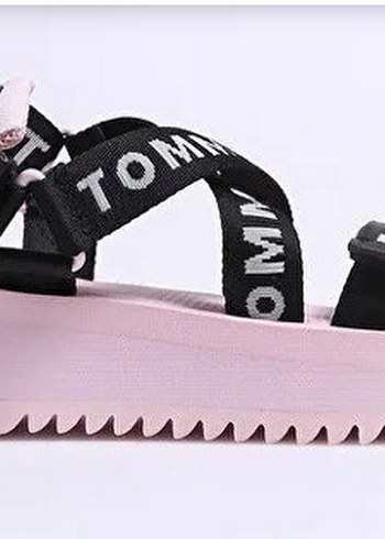 Tommy Hilfiger Pembe Platform Topuklu Kadın Sandalet