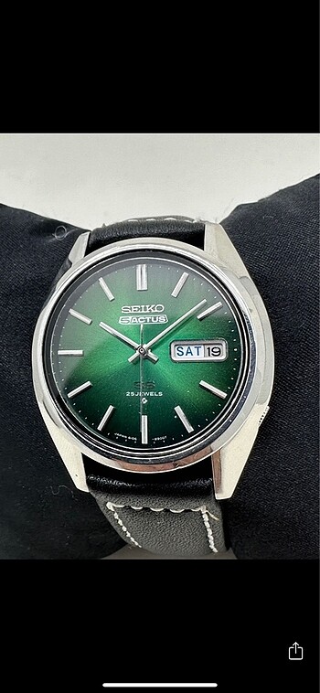  Beden yeşil Renk Seiko 5 Actus JDM Takvim Yeşil Kadran 8106 8660