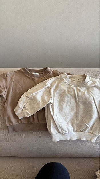 H&M HM 2?li sweatshirt 2-4 ay