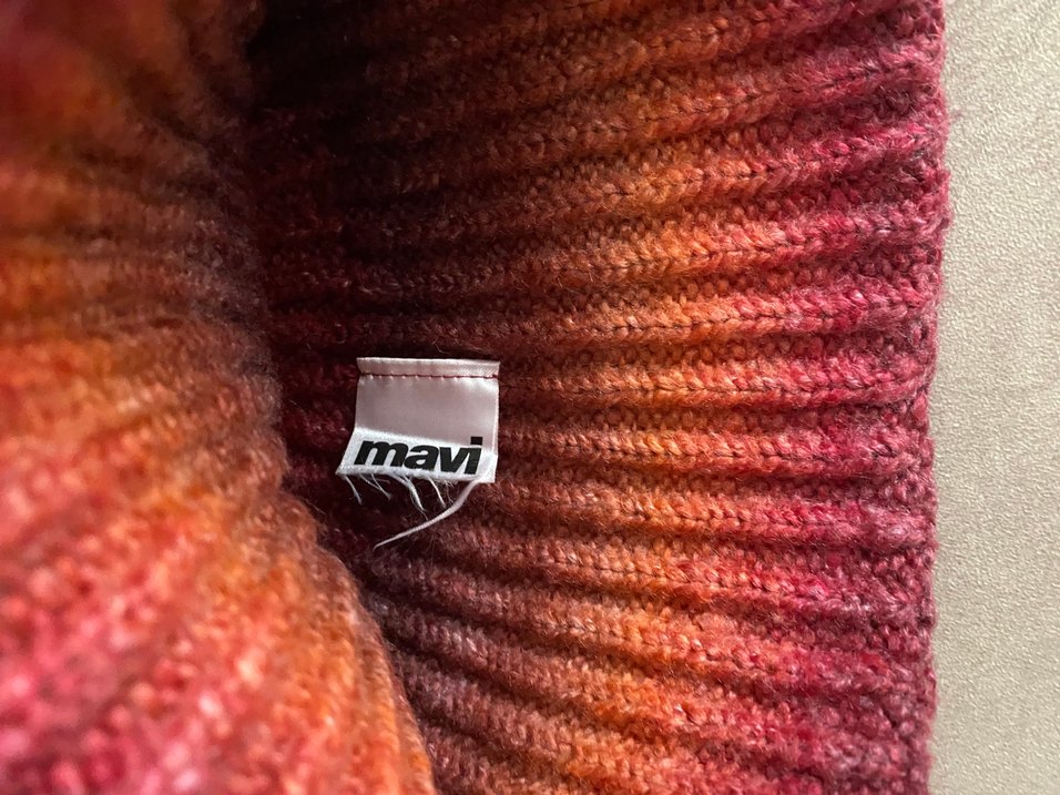 Kadın Çok Renkli Örgü Bere - Görsel 3